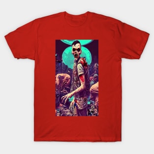 Zombie Punk Freak Halloween T-Shirt